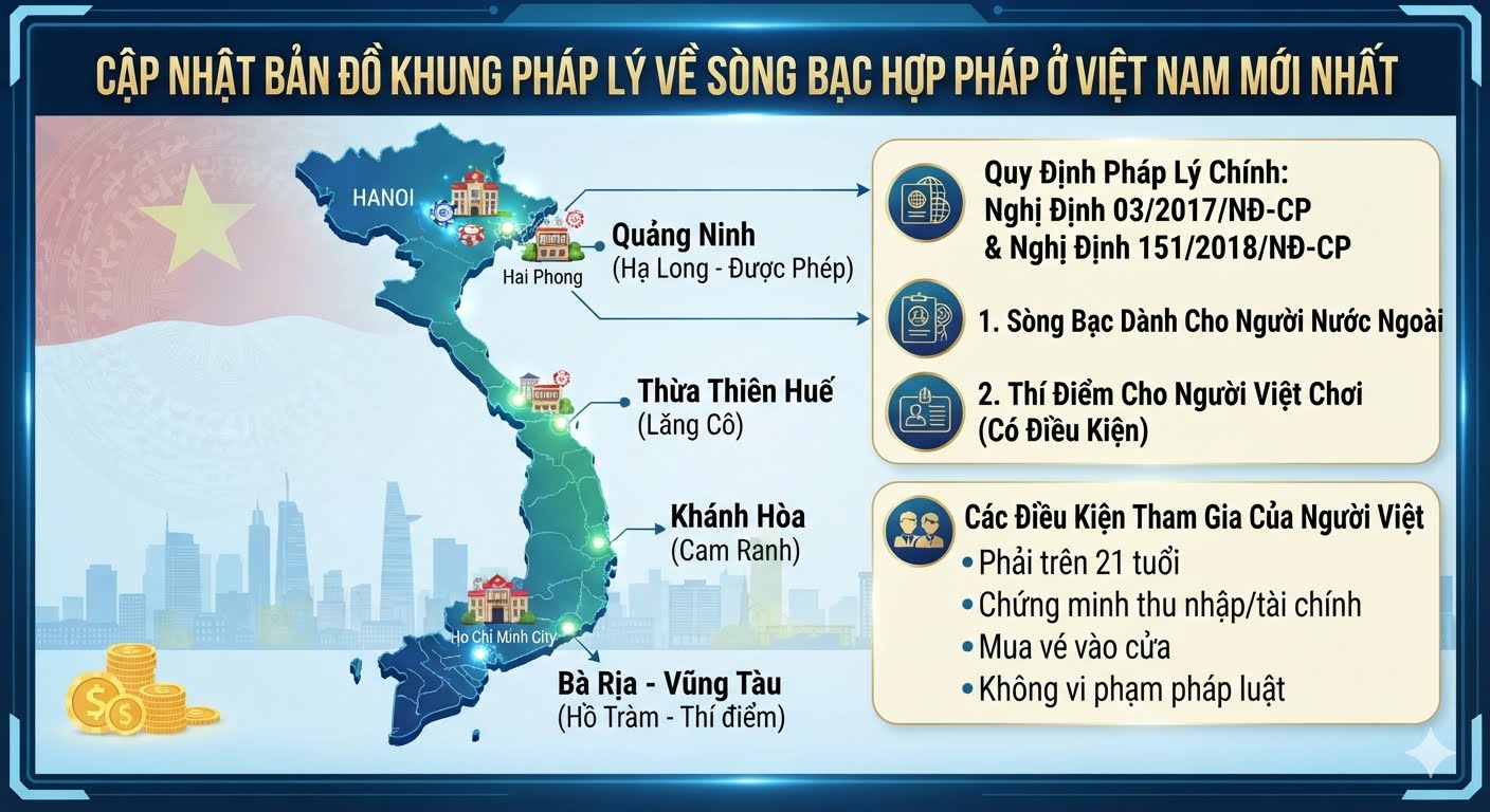 sòng bạc hợp pháp ở việt nam